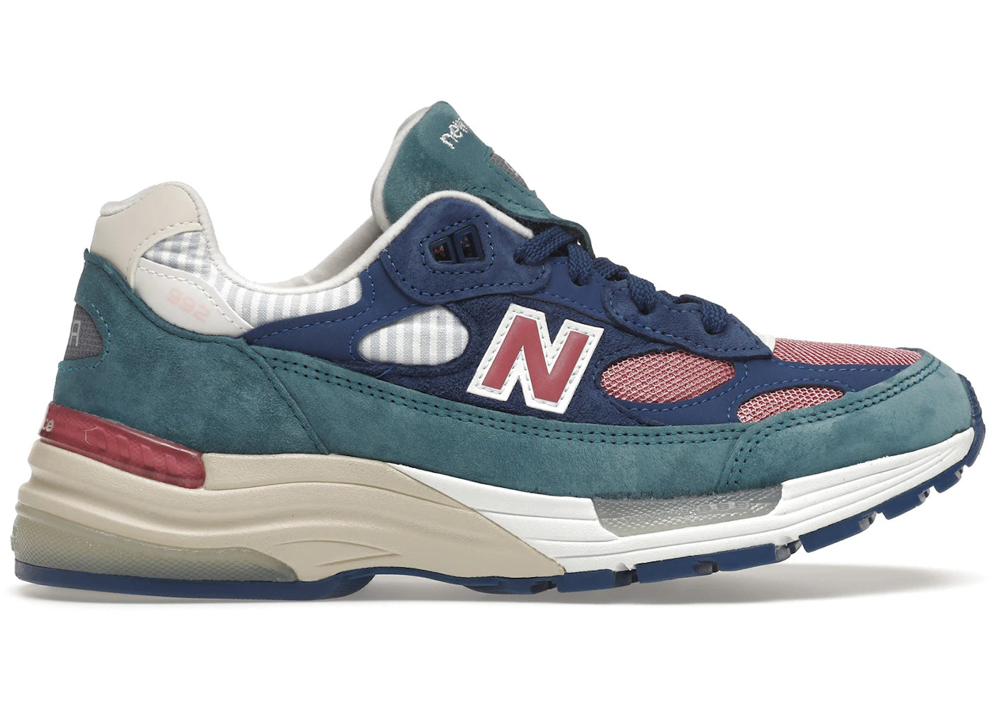 New Balance 992 Blue Teal Rose