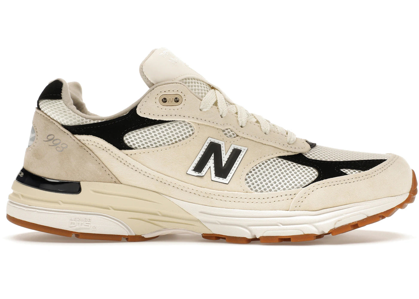 new balance 993 miusa teddy santis sea salt black