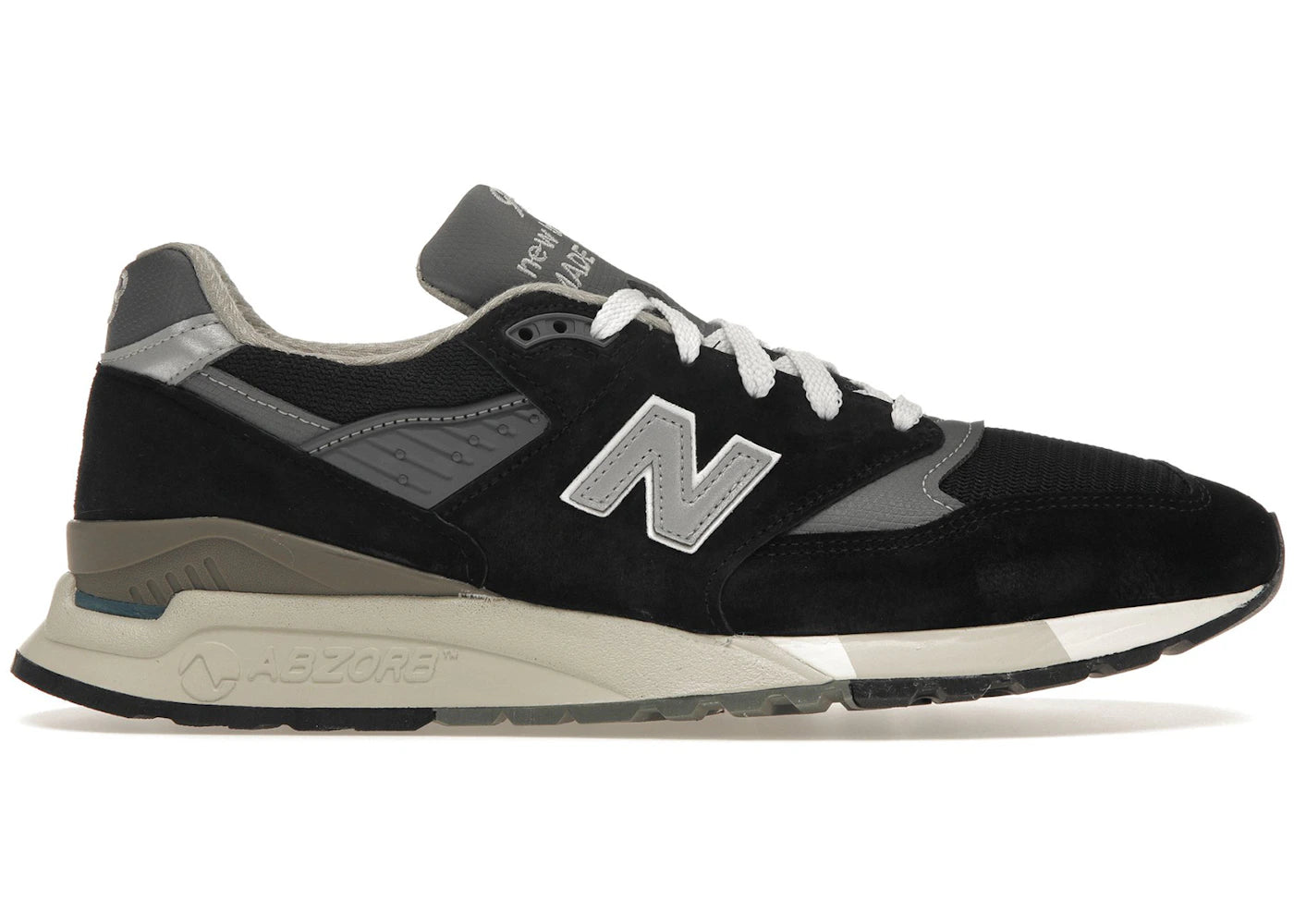 New Balance 998 Miusa Black Silver