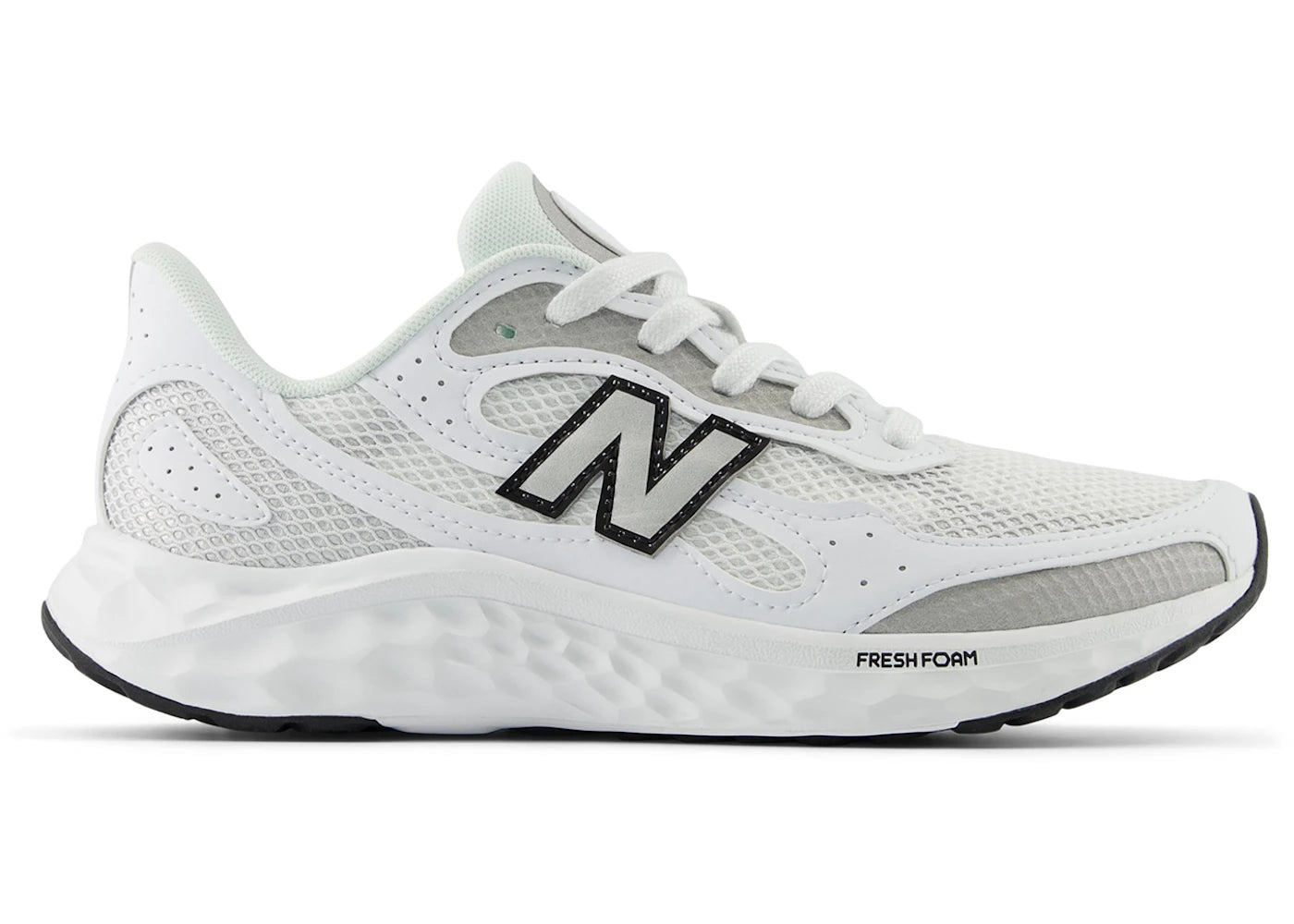 New Balance Fresh Foam Arishi V4 White Silver Metallic Black (Women'S)
