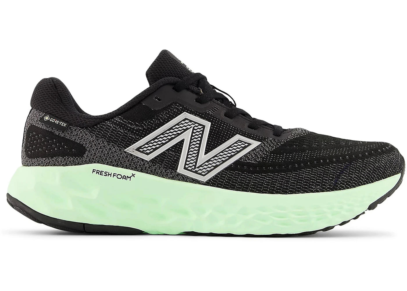 New Balance Fresh Foam X Evoz V4 Black Lab Green Silver Metallic (Women'S)