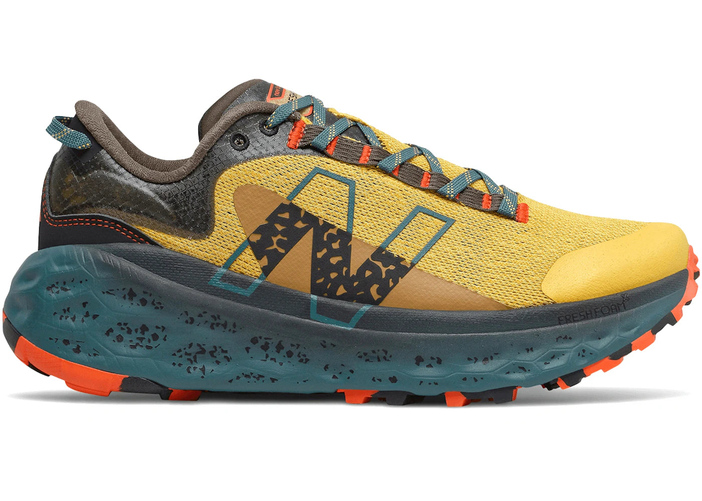 New Balance Fresh Foam X More Trail V2 Harvest Gold Mountain Teal