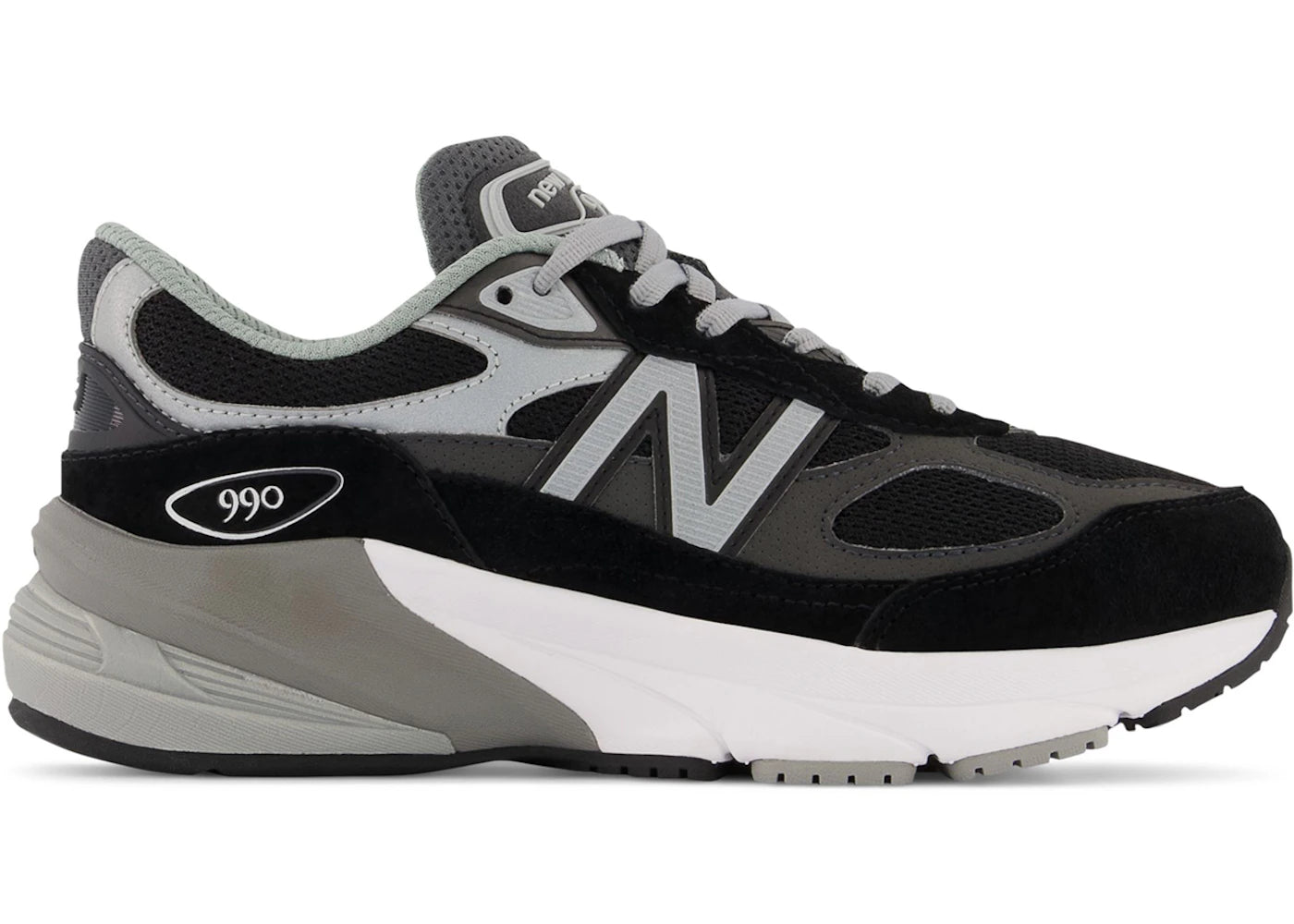 New Balance Fuelcell 990V6 Black Silver (Gs)
