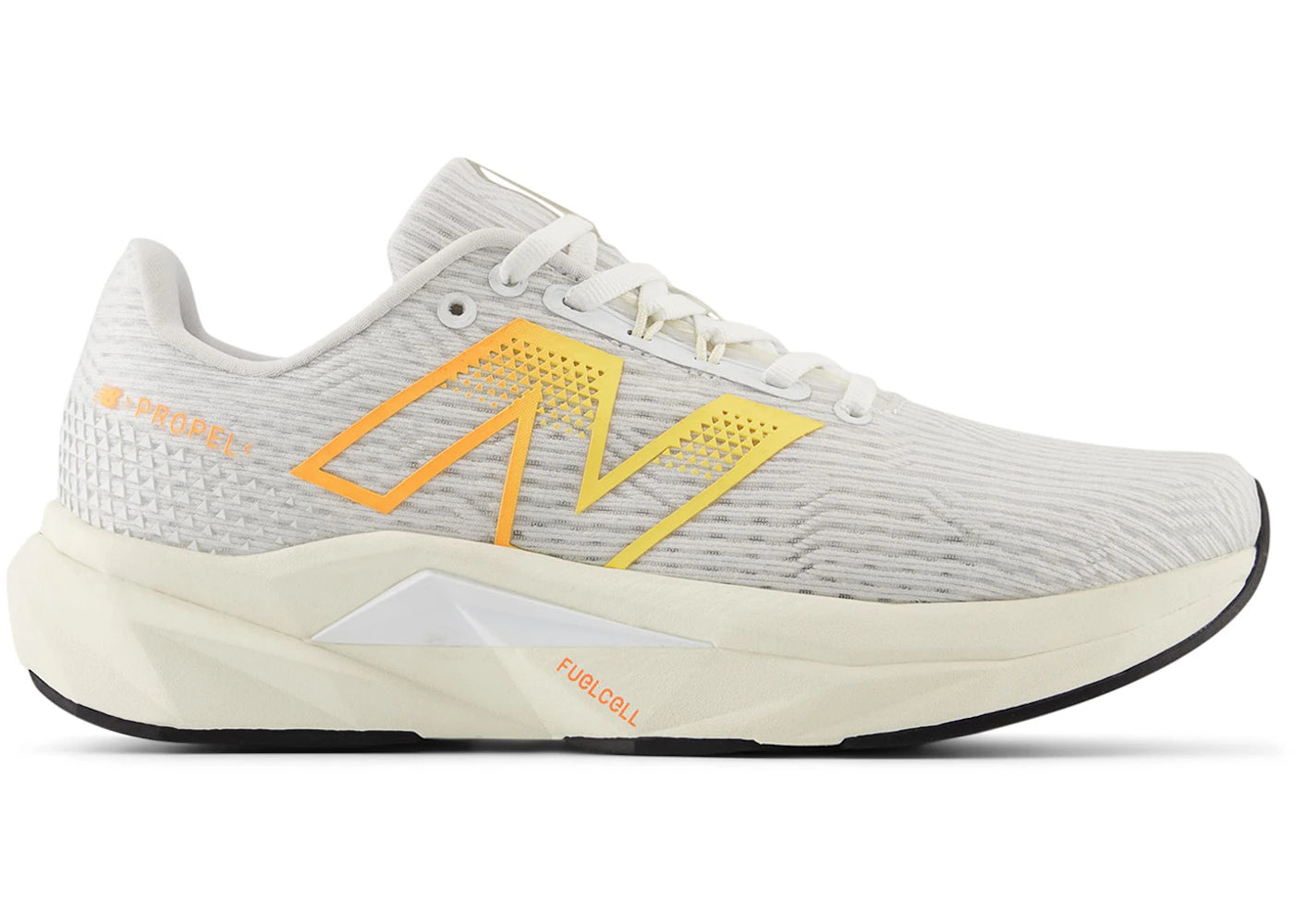 New Balance Fuelcell Propel V5 White Black Hot Mango (Women'S)