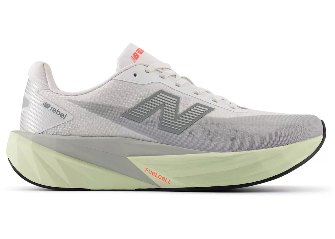New Balance Fuelcell Rebel V5 Raincloud Mineral White