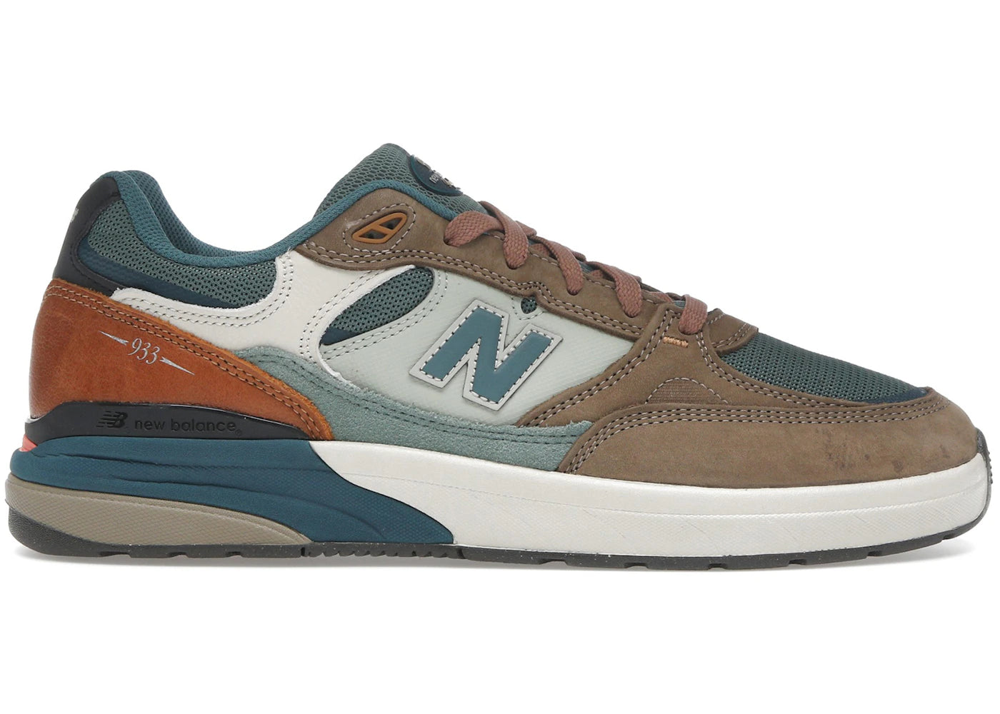 New Balance Numeric 933 Andrew Reynolds Mushroom New Spruce