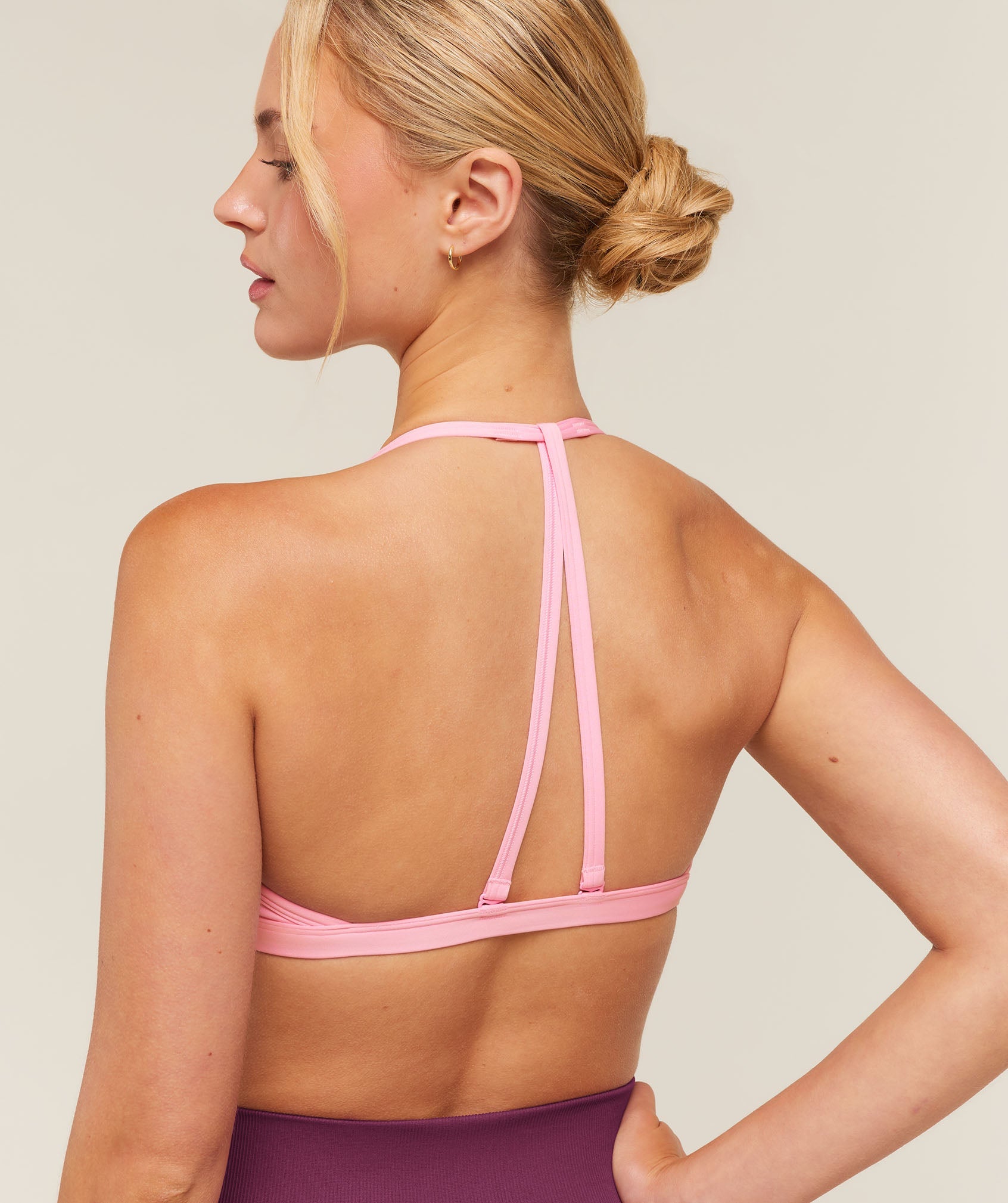 Women's Gymshark Minimal Sports Bra 2.0 Poise Pink