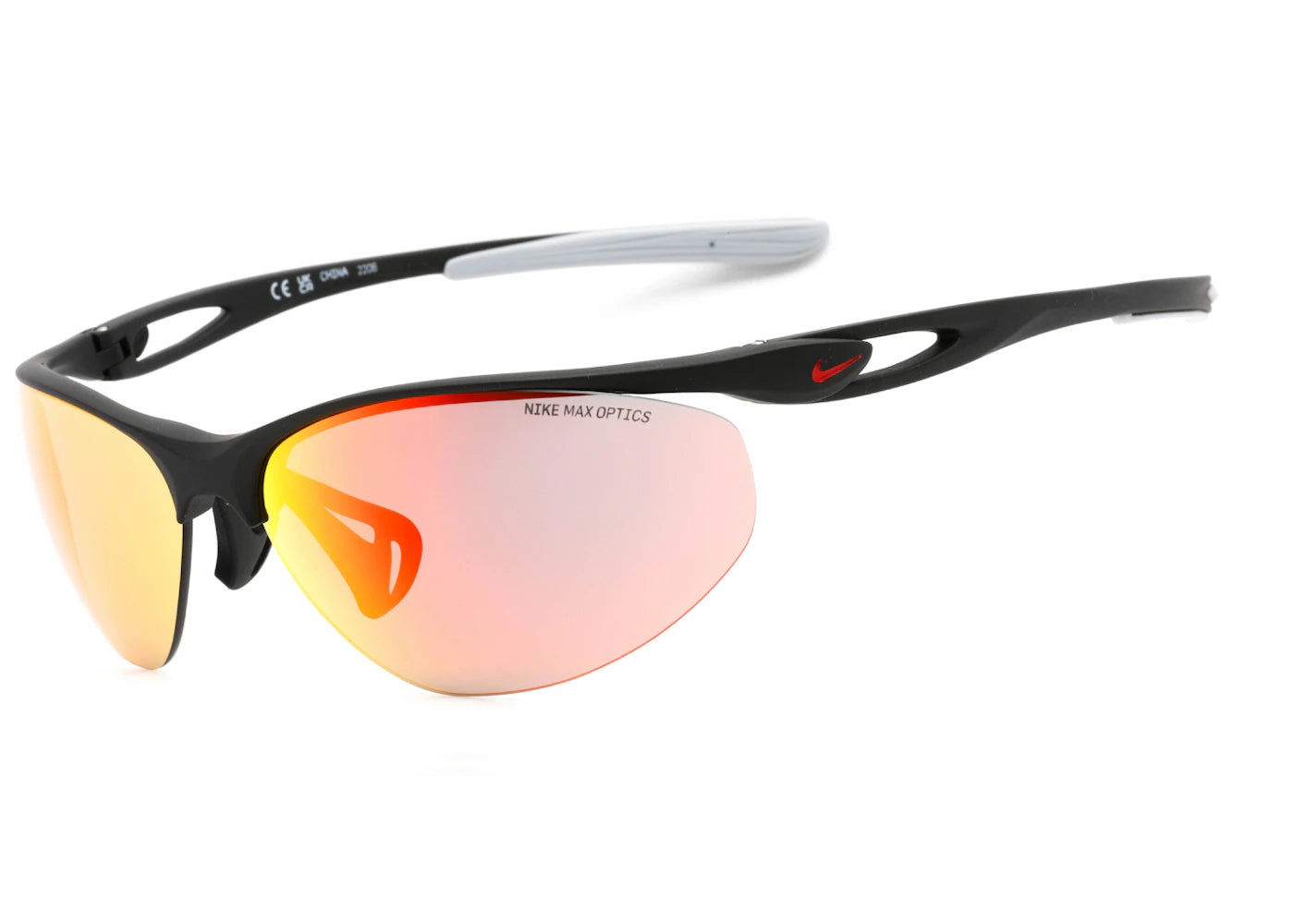 Nike Aerial Sunglasses Black/Red Mirror (Dz7354-011)