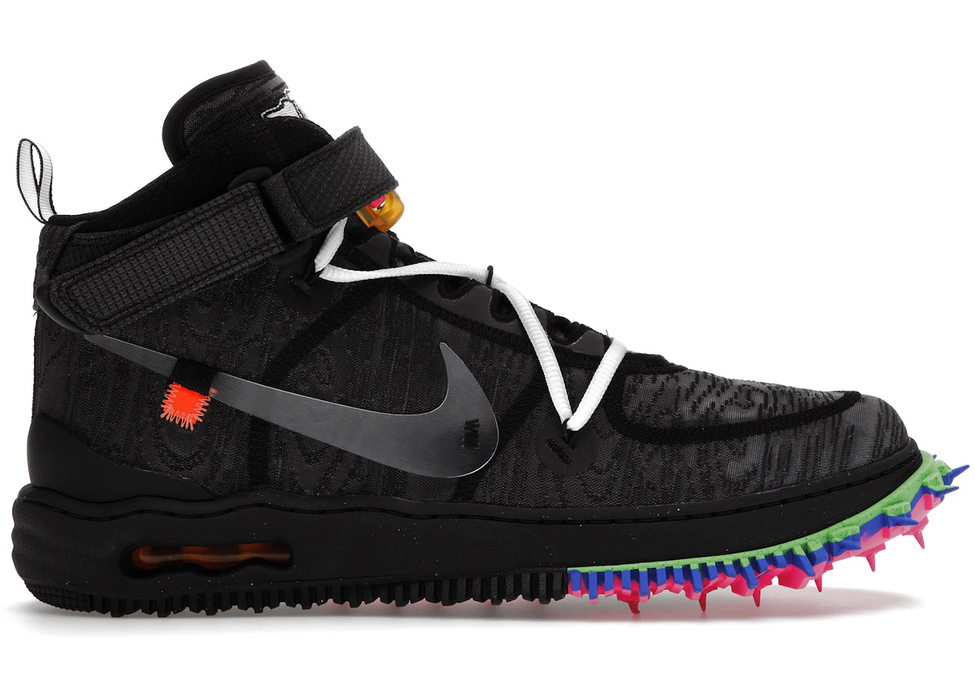 Nike Air Force Mid Off-White Black – Kicks Machine