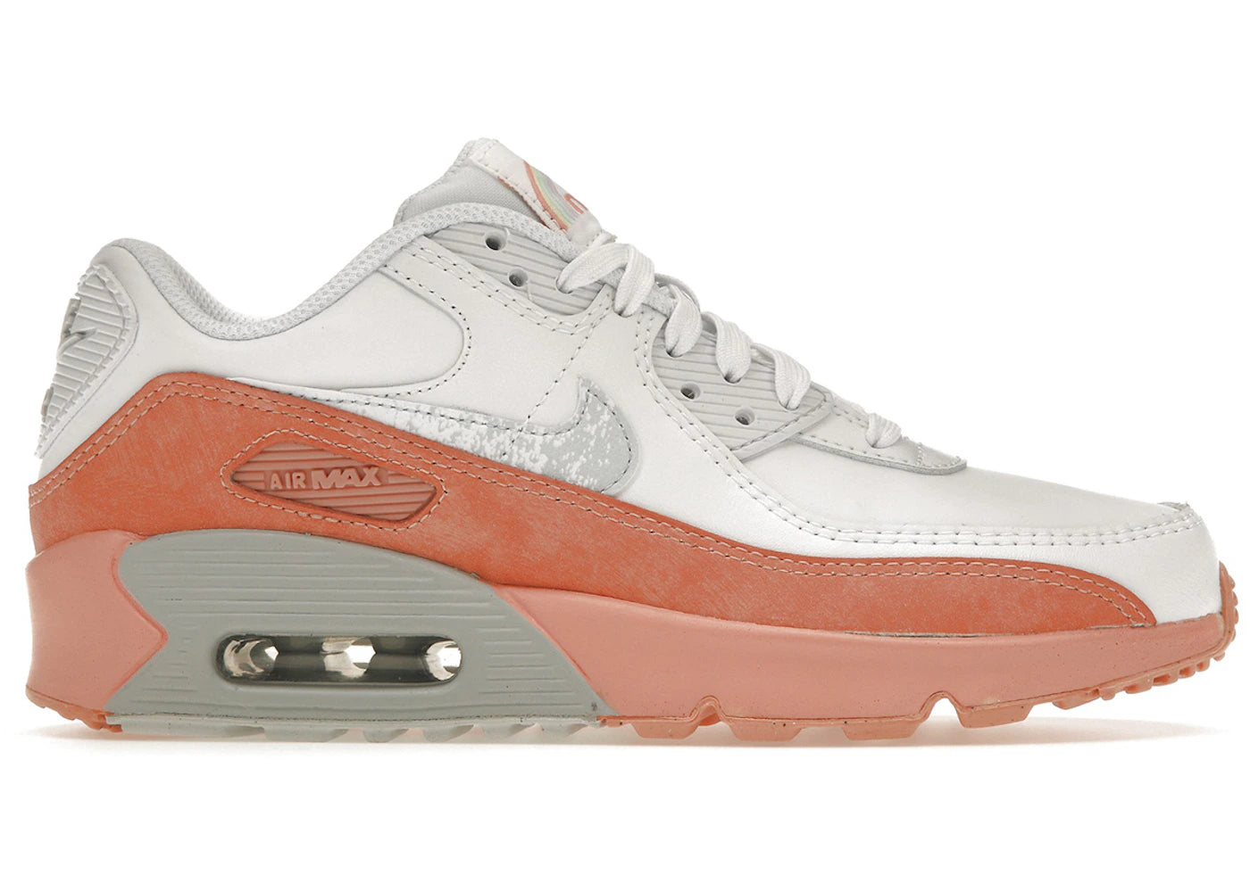 Nike Air Max 90 Leather Rainbow Salmon (Gs)