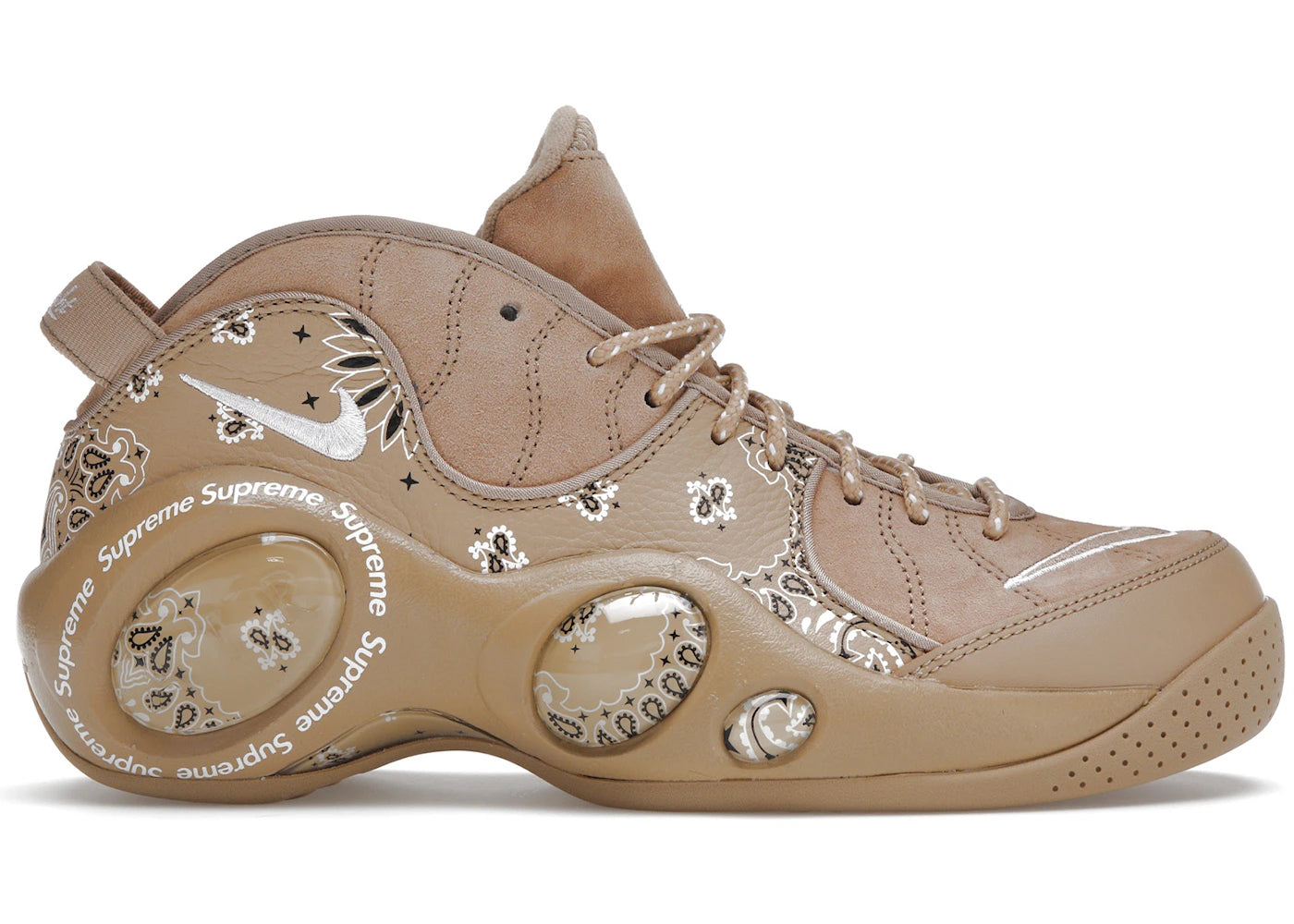 nike air zoom flight 95 sp supreme wheat