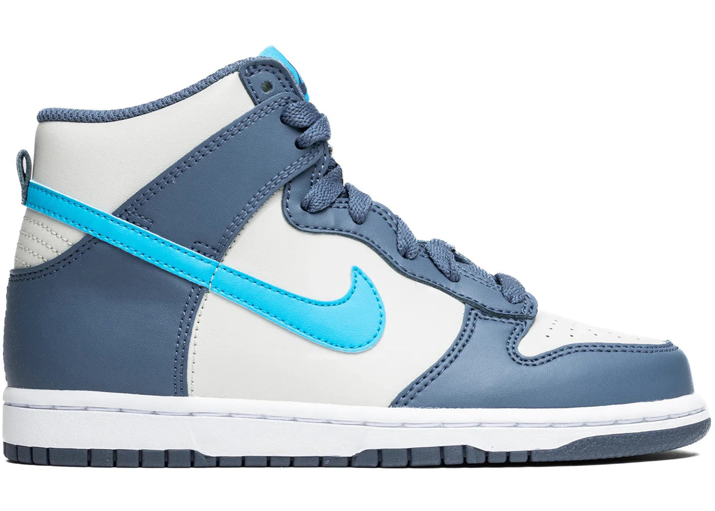 Nike Dunk High Light Bone Diffused Blue (Ps)