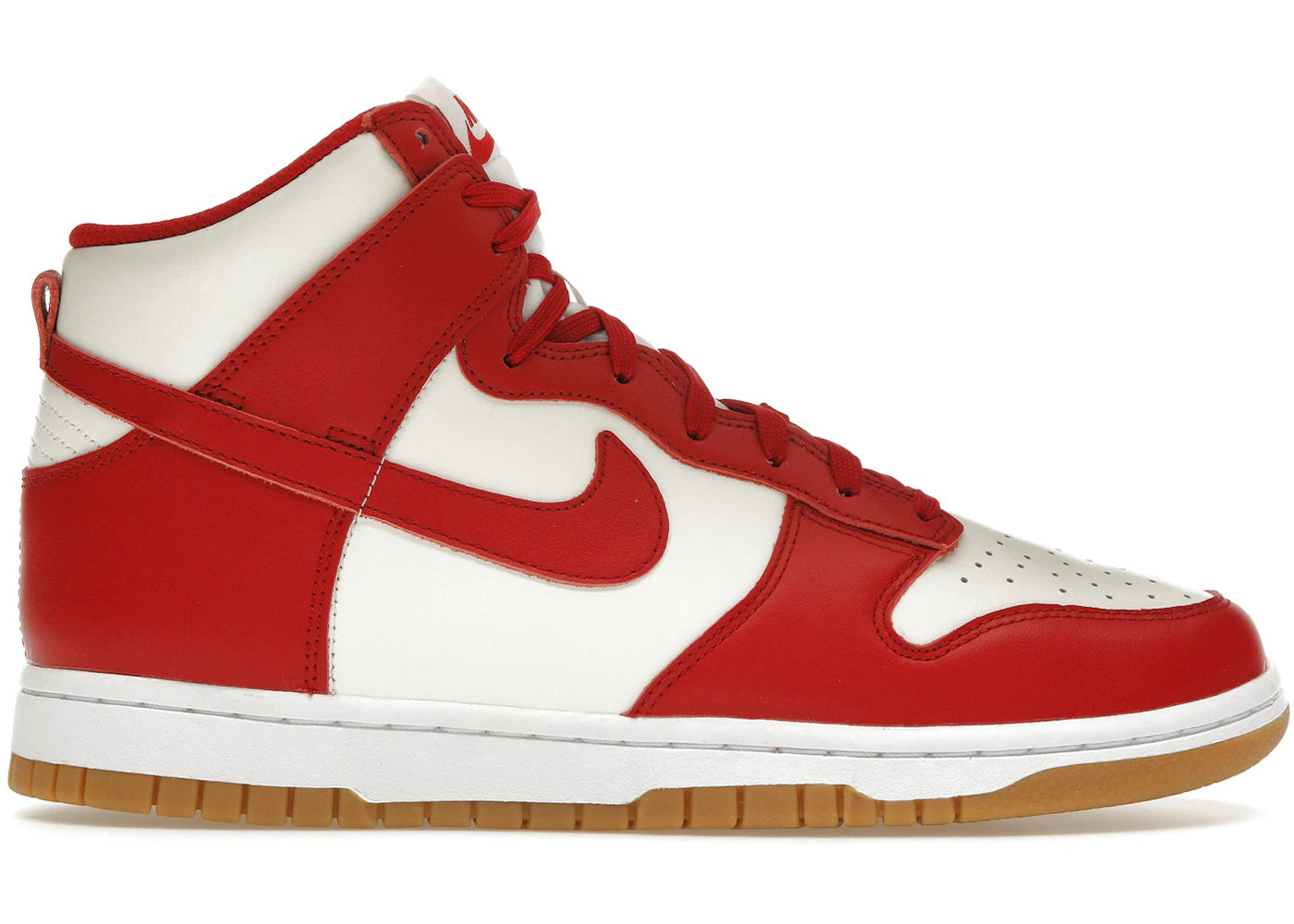 Nike Dunk High Sail Gym Red Gum (Women'S)