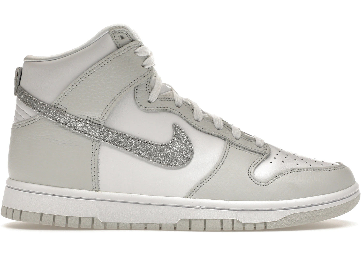 Nike Dunk High Silver Glitter Swoosh (Women'S)