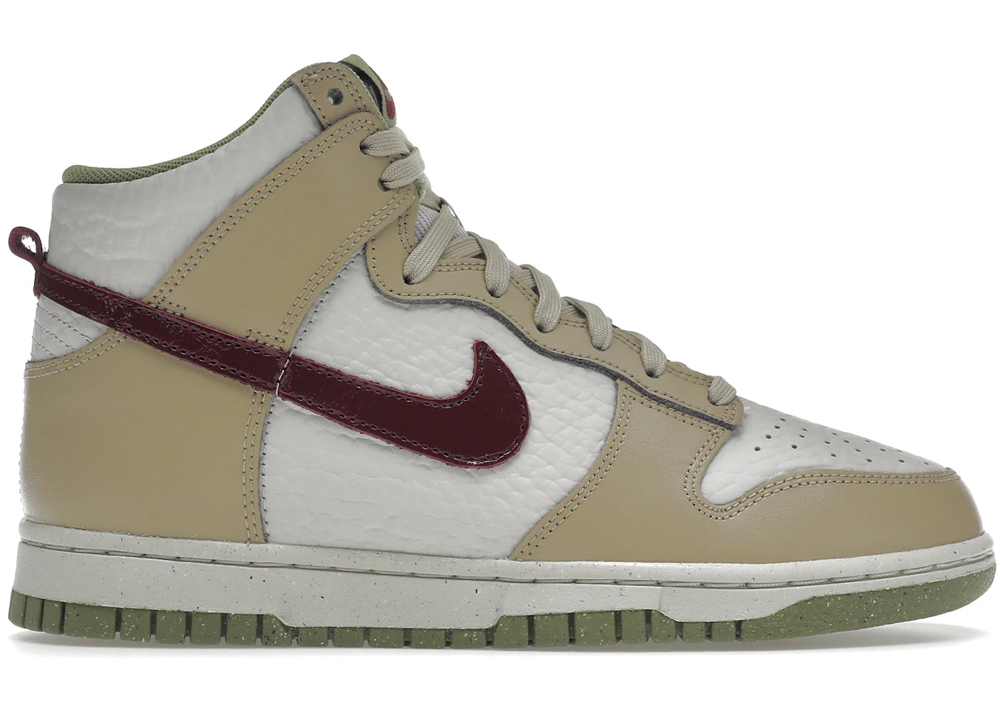 Nike Dunk High Tumbled Tan White Brown (Women'S)