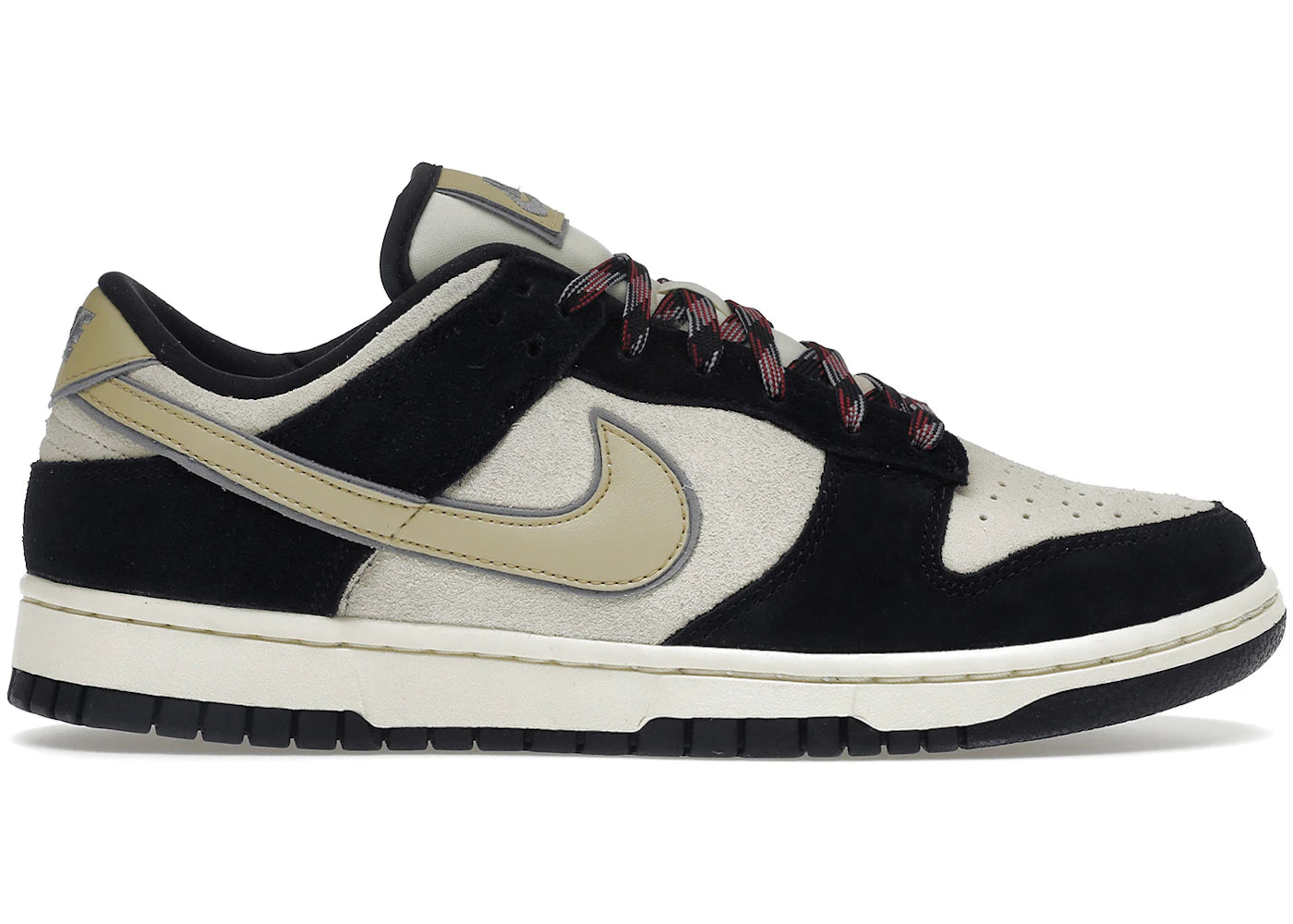 Nike Dunk Low Lx Black Suede Team Gold (Women'S)