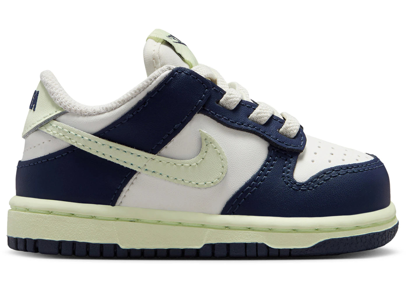 Nike Dunk Low Sail Midnight Navy Volt Tint (Td)