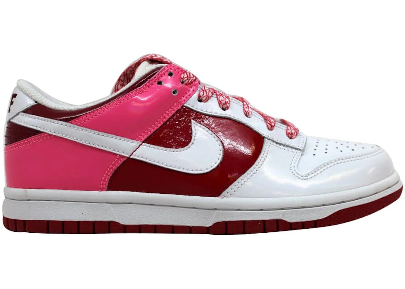 Nike Dunk Low White Varsity Red Team Red (Women'S)