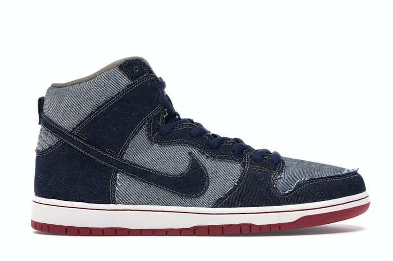 Nike Sb Dunk High Reese Forbes Denim – Kicks Machine