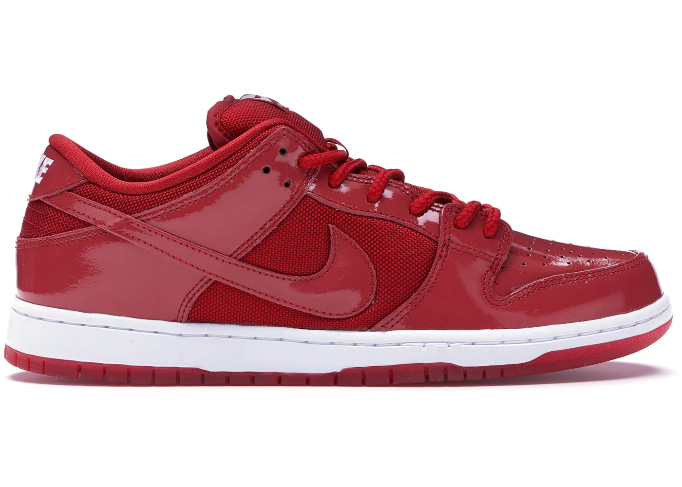 Nike Sb Dunk Low Red Patent Leather