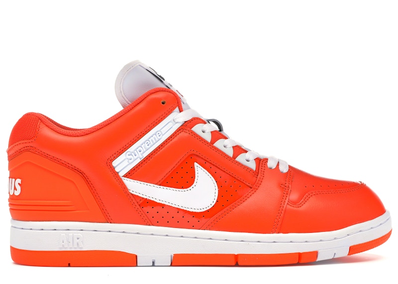 Nike Sb Air Force 2 Low Supreme Orange