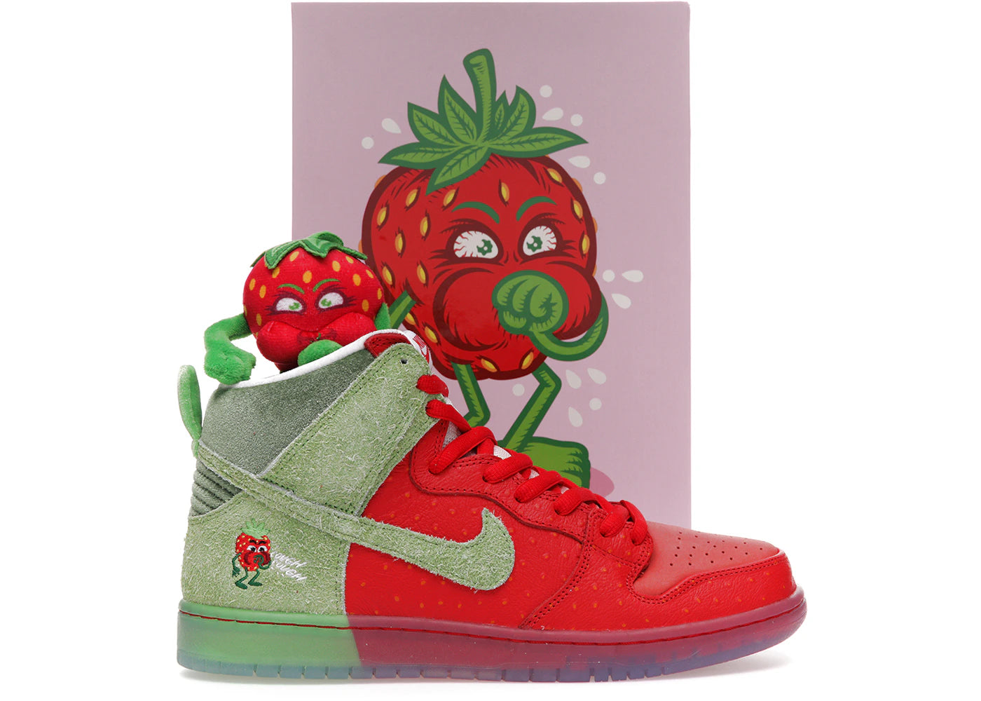 Nike Sb Dunk High Strawberry Cough Special Box