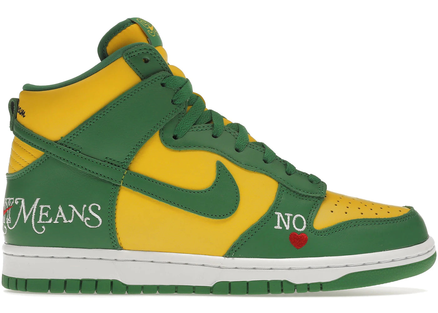 nike sb dunk high supreme by any means brazil