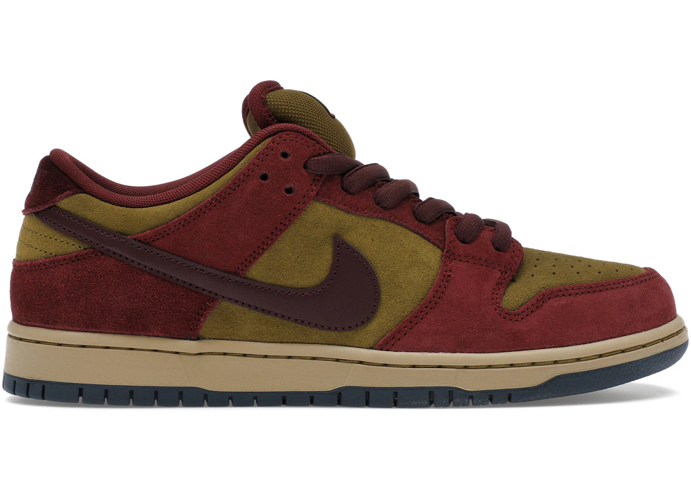 Nike Sb Dunk Low Dark Team Red Olive Flak
