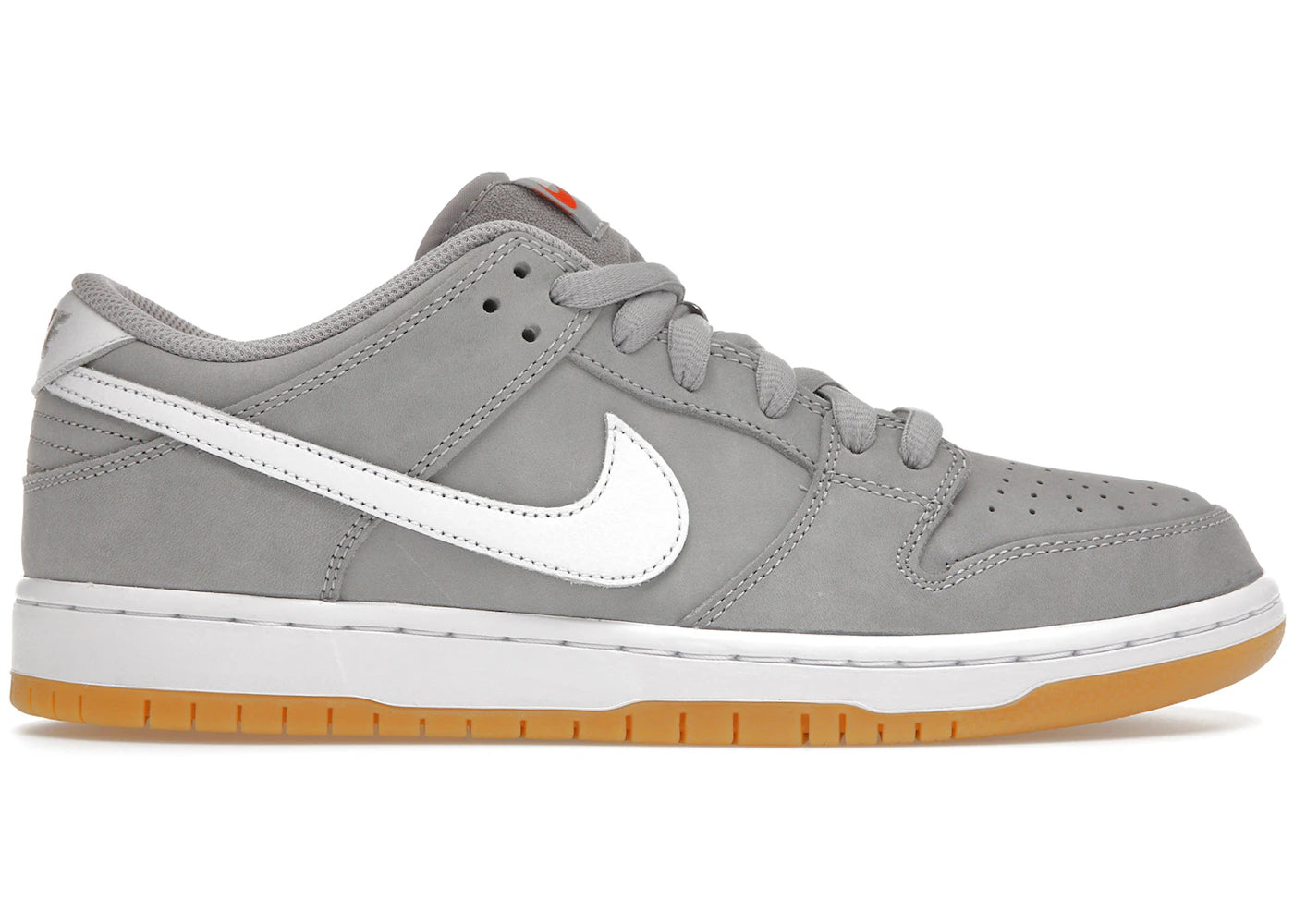 Nike Sb Dunk Low Pro Iso Orange Label Wolf Grey Gum
