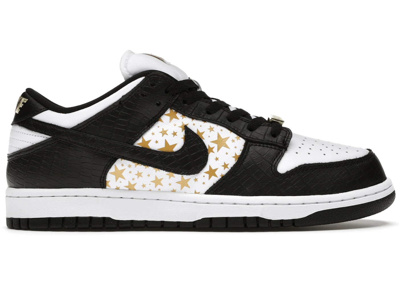 nike sb dunk low supreme stars black (2021)