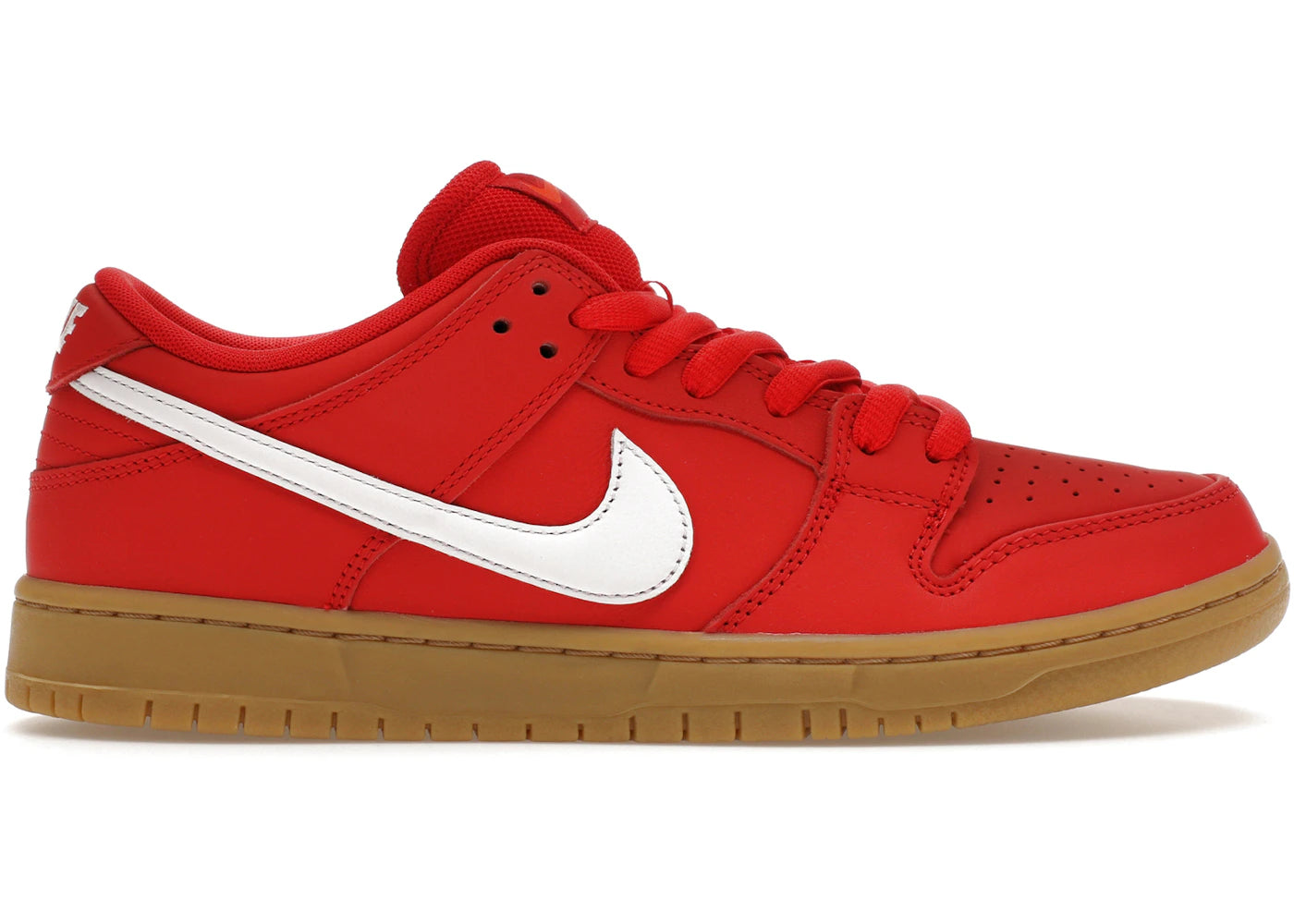 Nike Sb Dunk Low University Red Gum