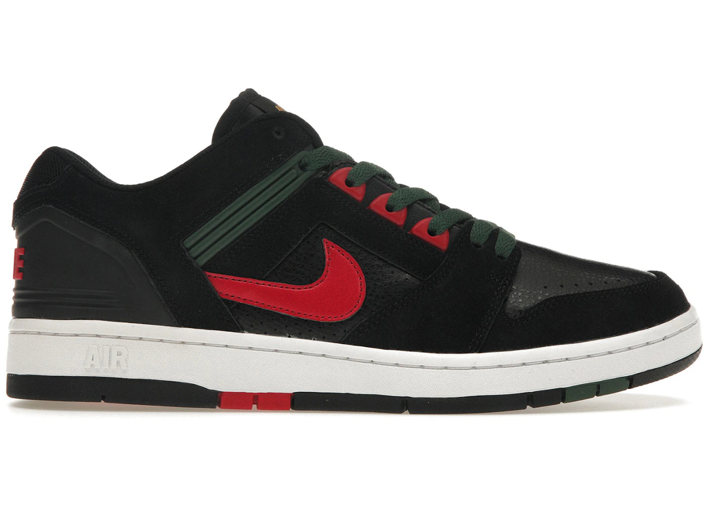 Nike Sb Air Force 2 Low Black Gucci