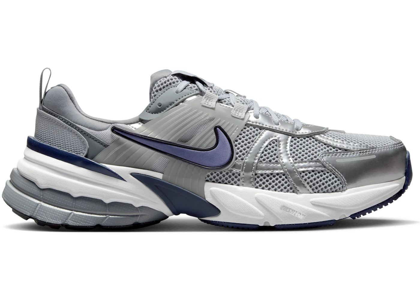 Nike V2K Run Wolf Grey Midnight Navy