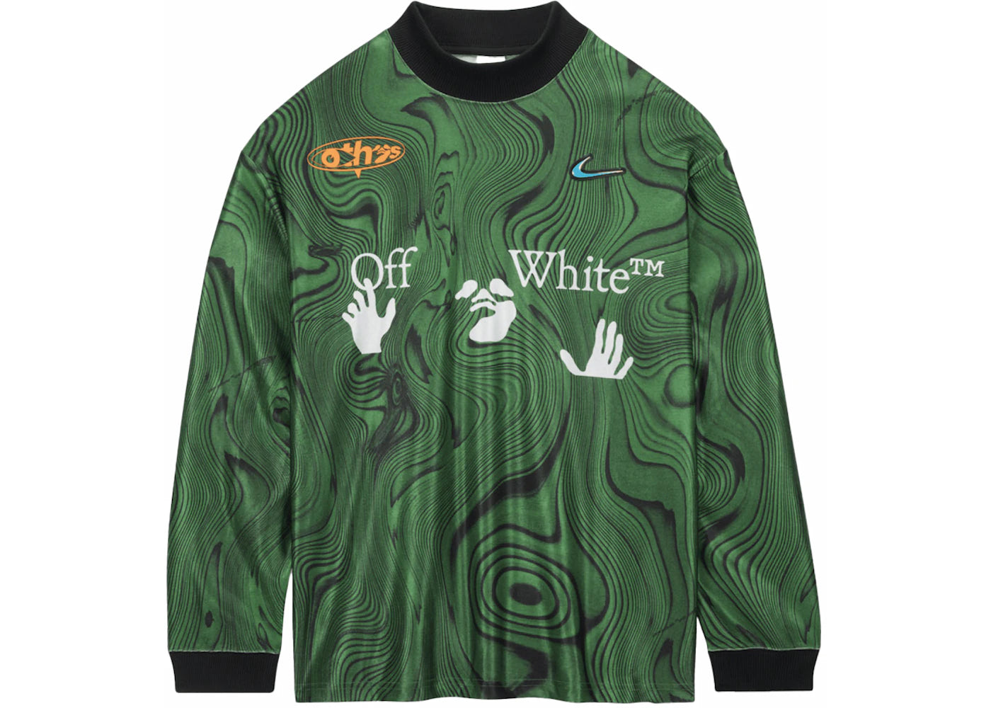 Nike X Off-White Allover Print Jersey Kelly Green – Kicks Machine