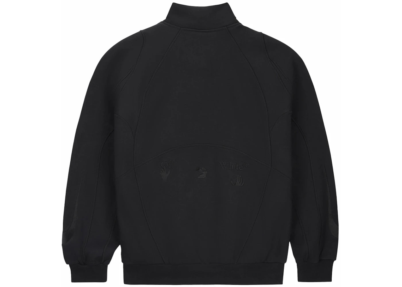 nike x off-white track jacket black