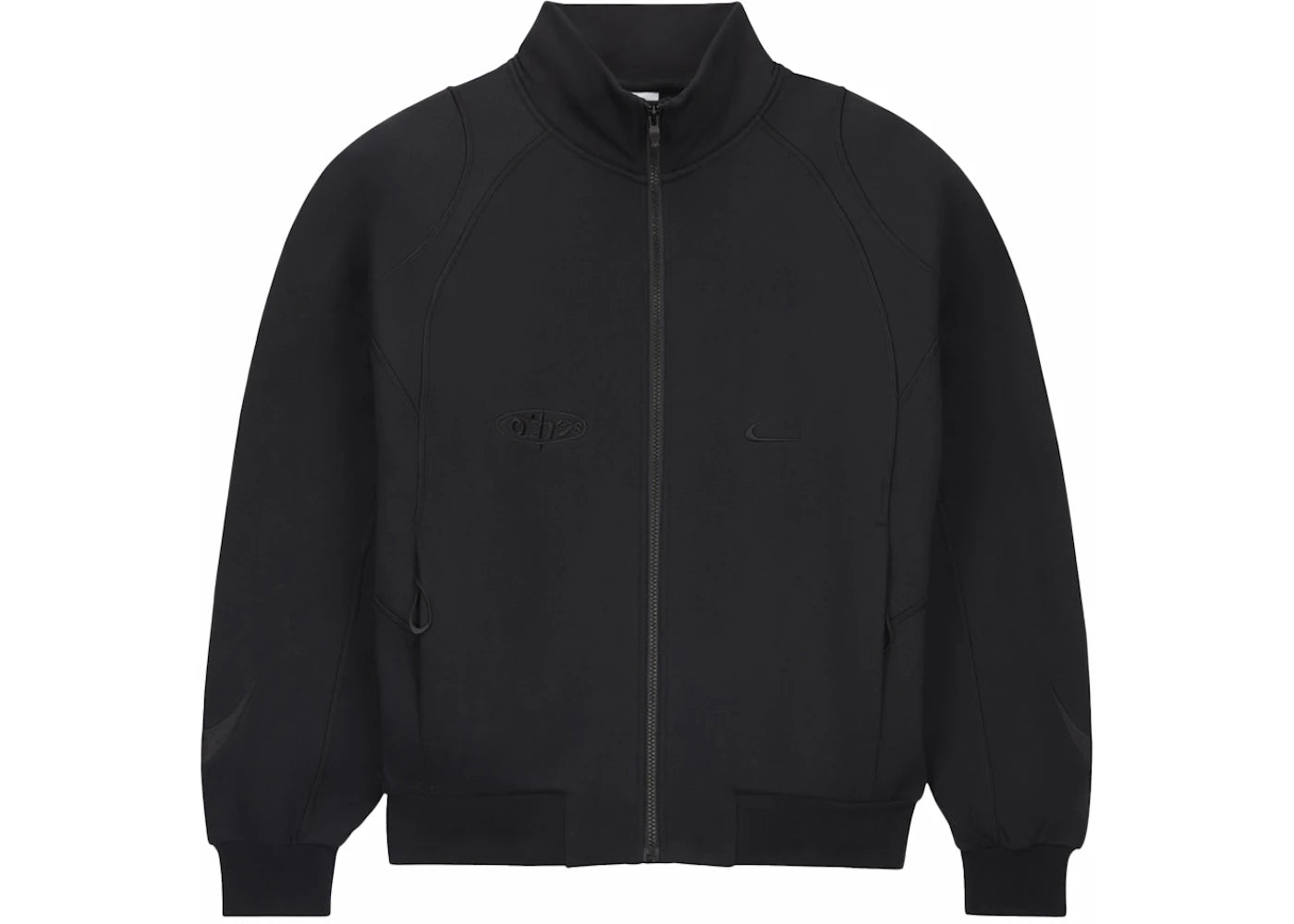 nike x off-white track jacket black