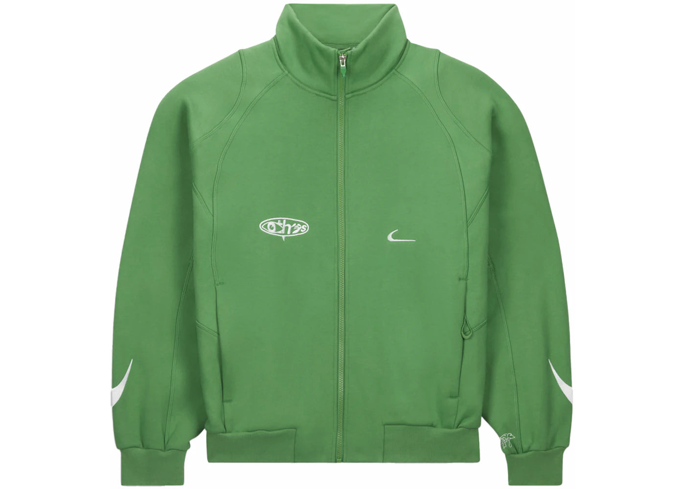 nike x off-white mc track jacket kelly green