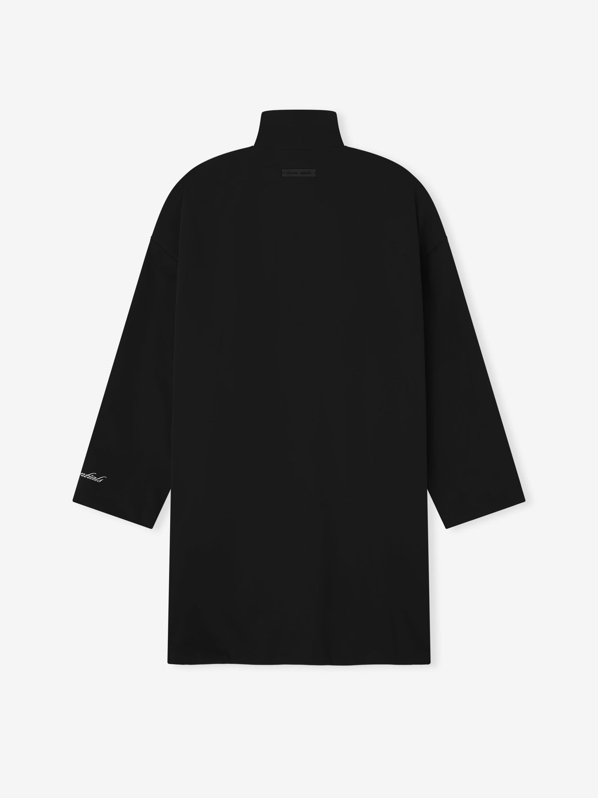 Essentials Sporty Nylon High Neck Jacket Jet Black