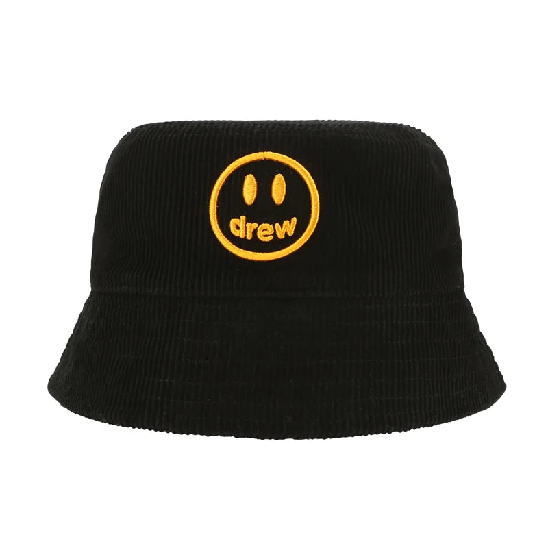 Drew House Corduroy Bucket Black Hat