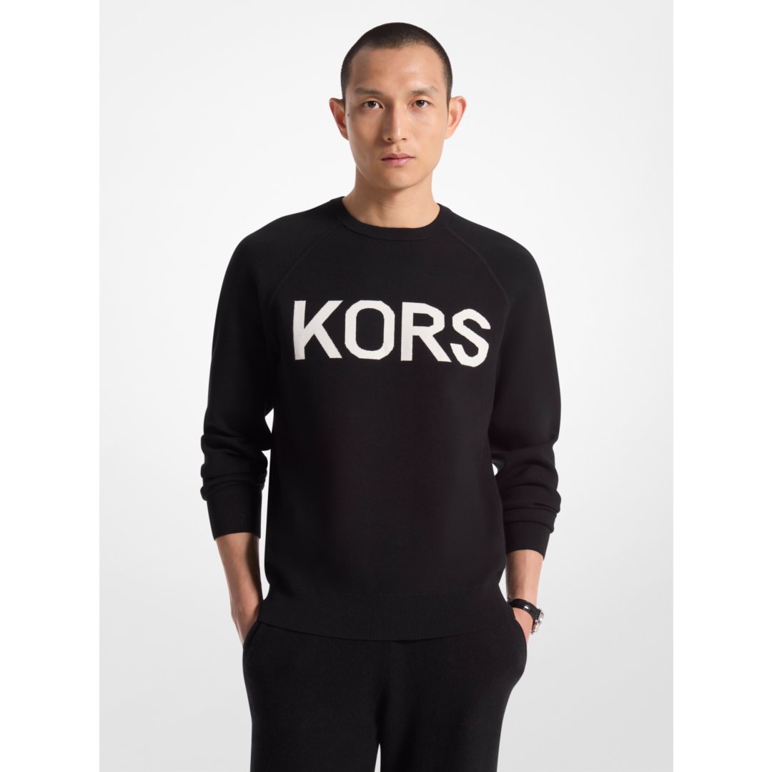 Michael Kors KORS Stretch Knit Sweater BLACK