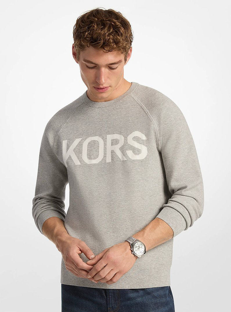 Michael Kors KORS Stretch Knit Sweater HEATHER GREY