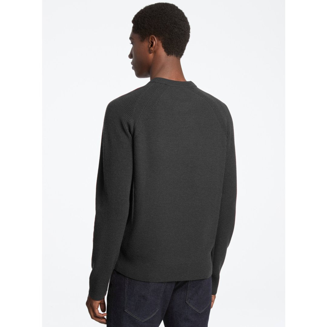 Michael Kors Wool Blend Crewneck Sweater BLACK