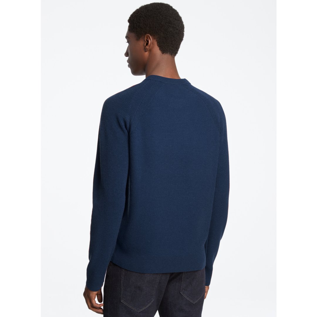 Michael Kors Wool Blend Crewneck Sweater MIDNIGHT