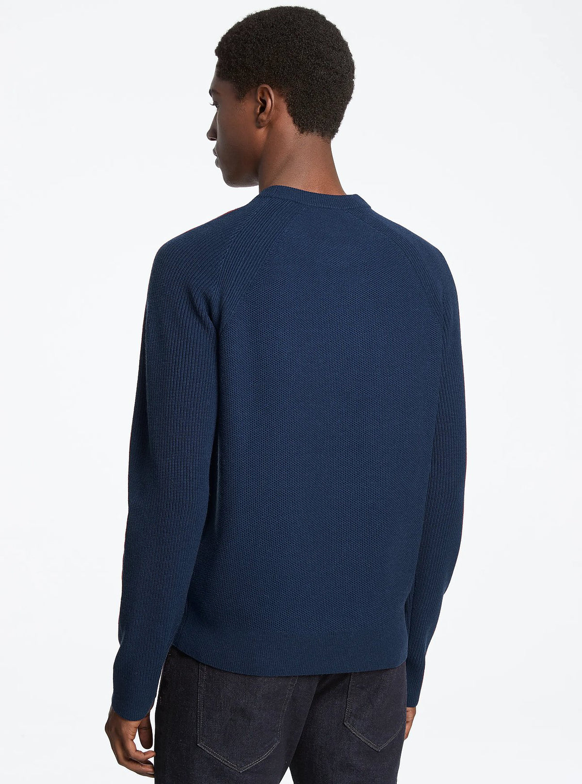 Michael Kors Wool Blend Crewneck Sweater MIDNIGHT