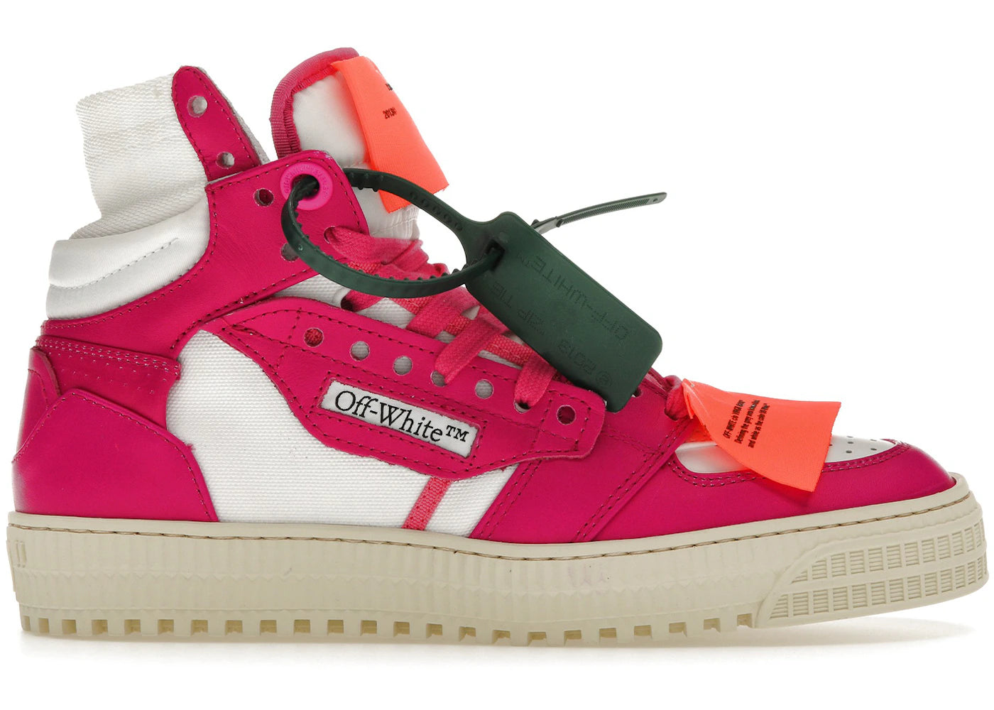 Off-White Off Court 3.0 Leather White Fuchsia (Women'S)