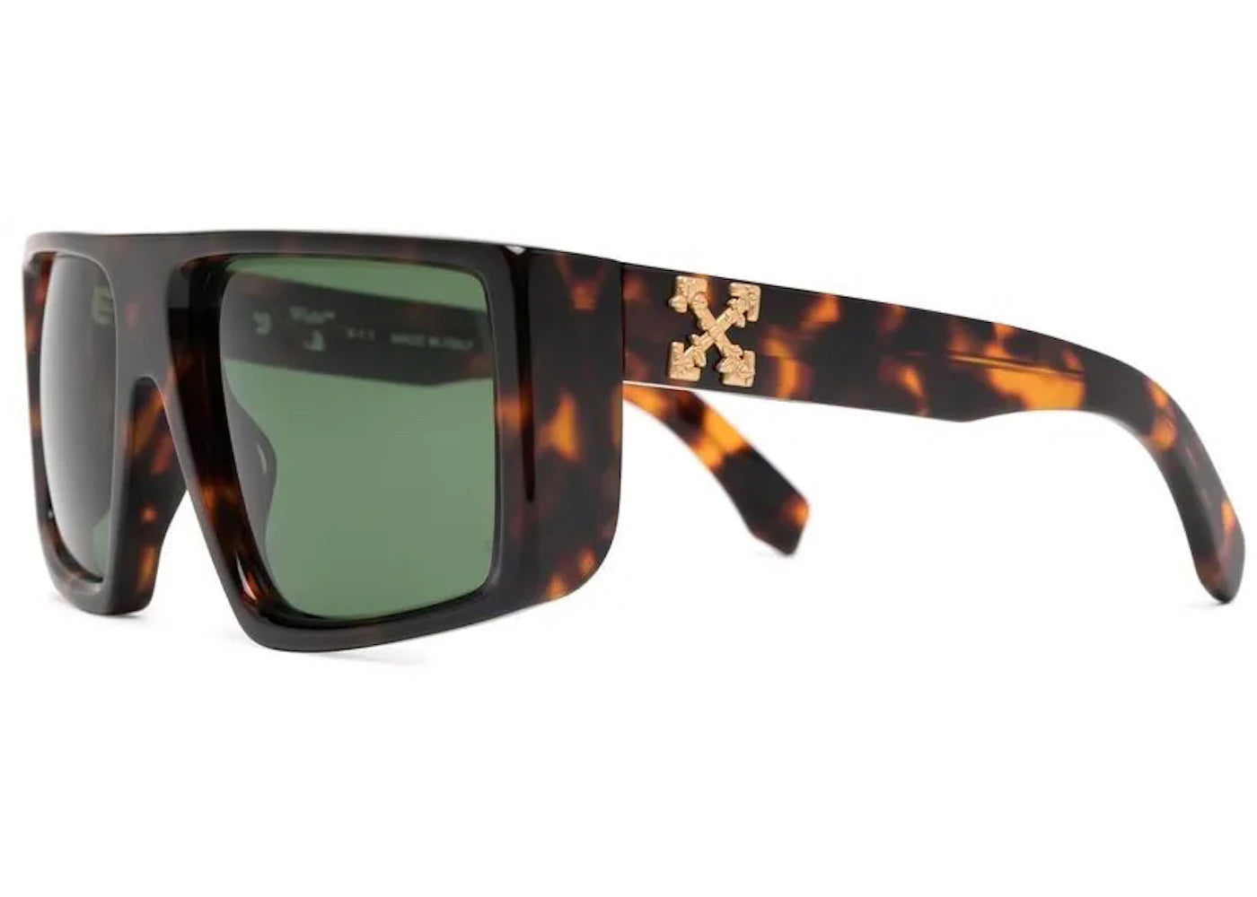 off-white alps oversize sunglasses tortoiseshell (oeri004y21pla0016055) No Find