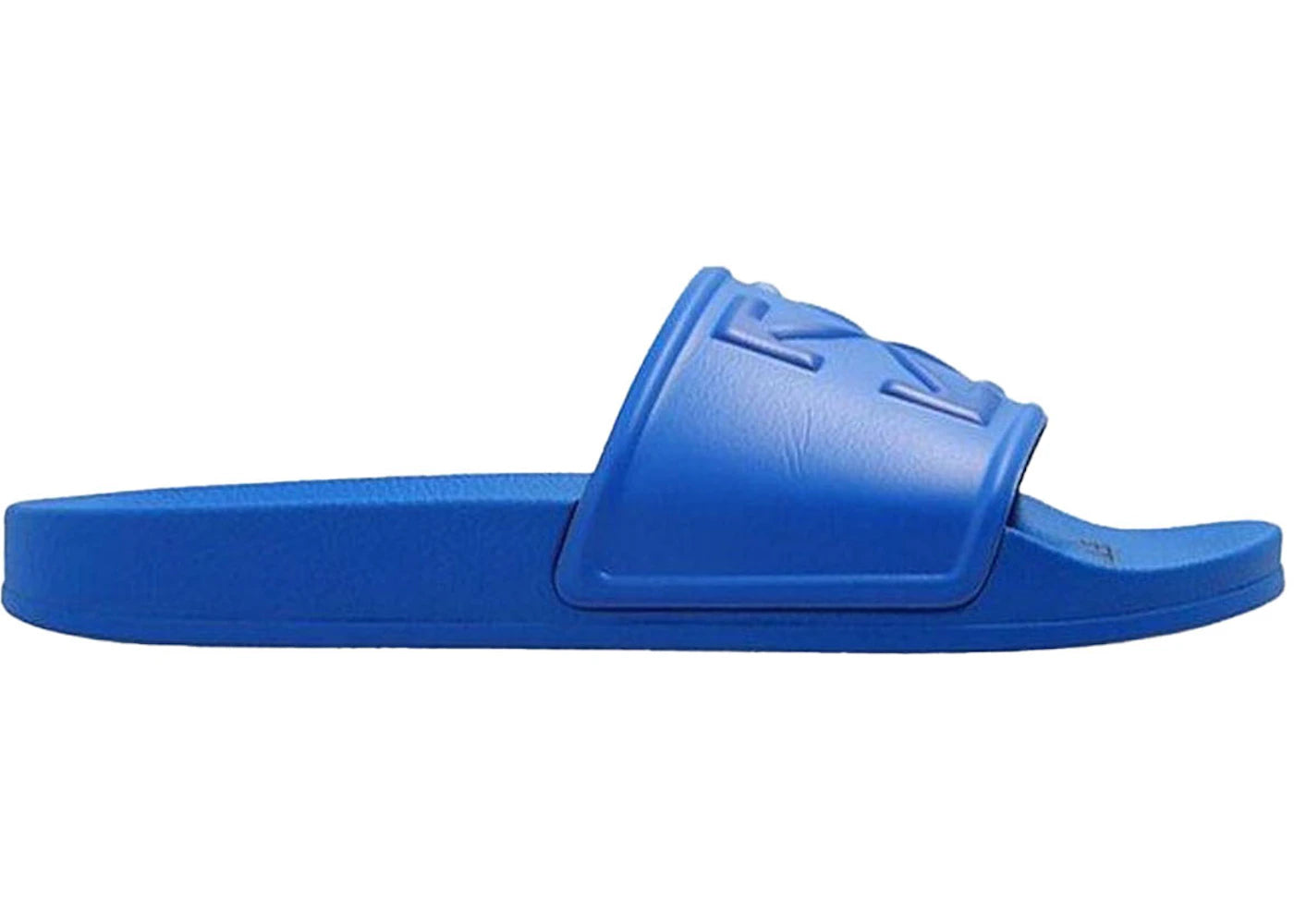 Off-White Arrows Embossed Slides Blue