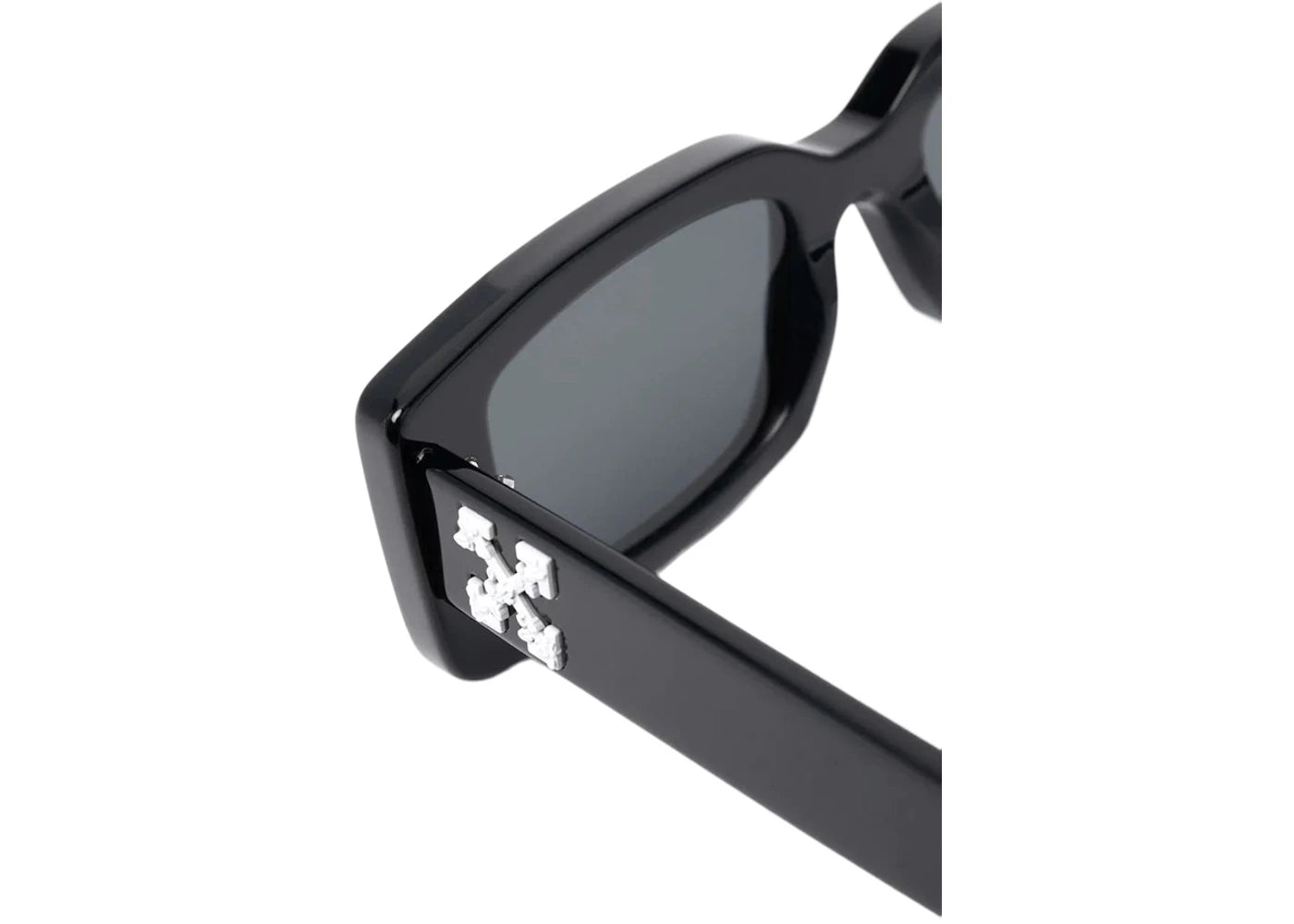 off-white arthur square frame sunglasses black/white ss22 (oeri016c99pla0011007)