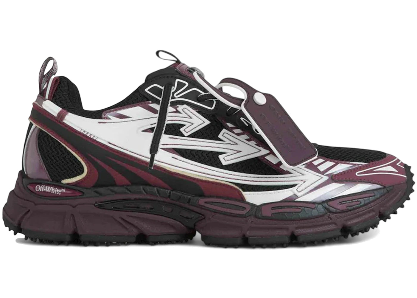 Off-White Be Right Back Burgundy