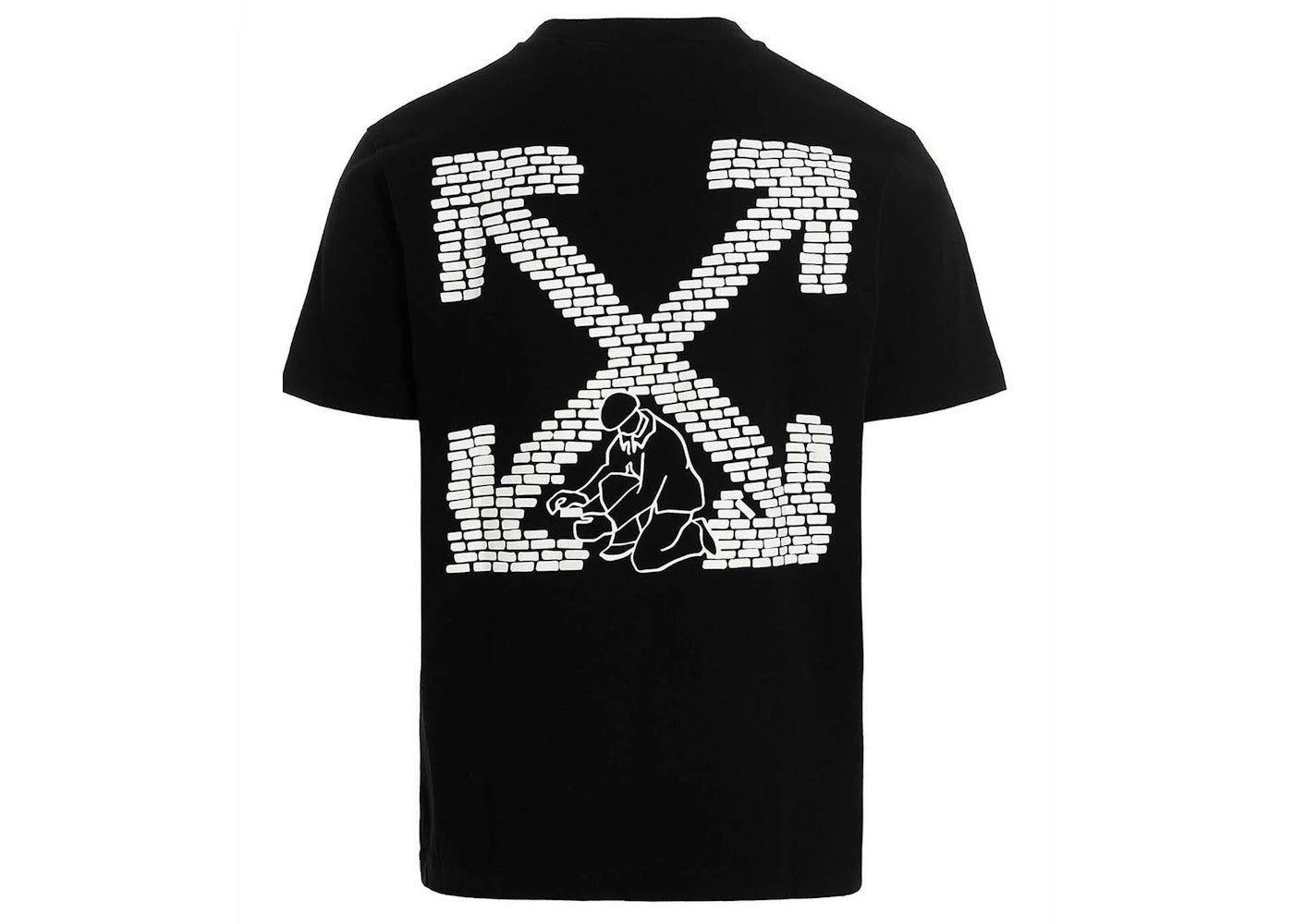 off-white bricks arrow slim s/s tee black
